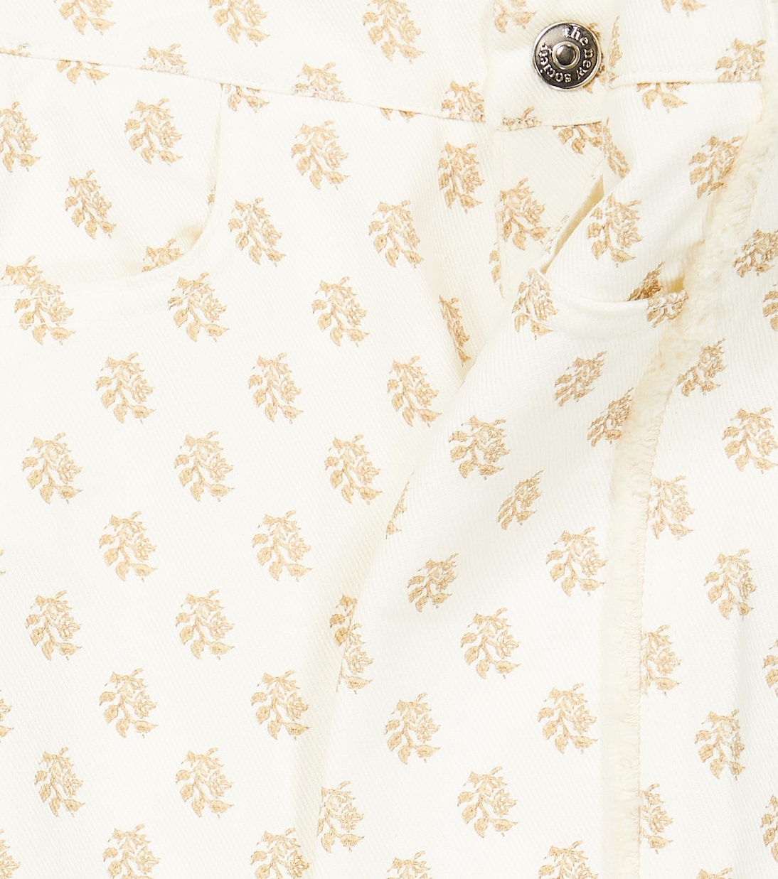 California printed wide-leg jeans | The New Society