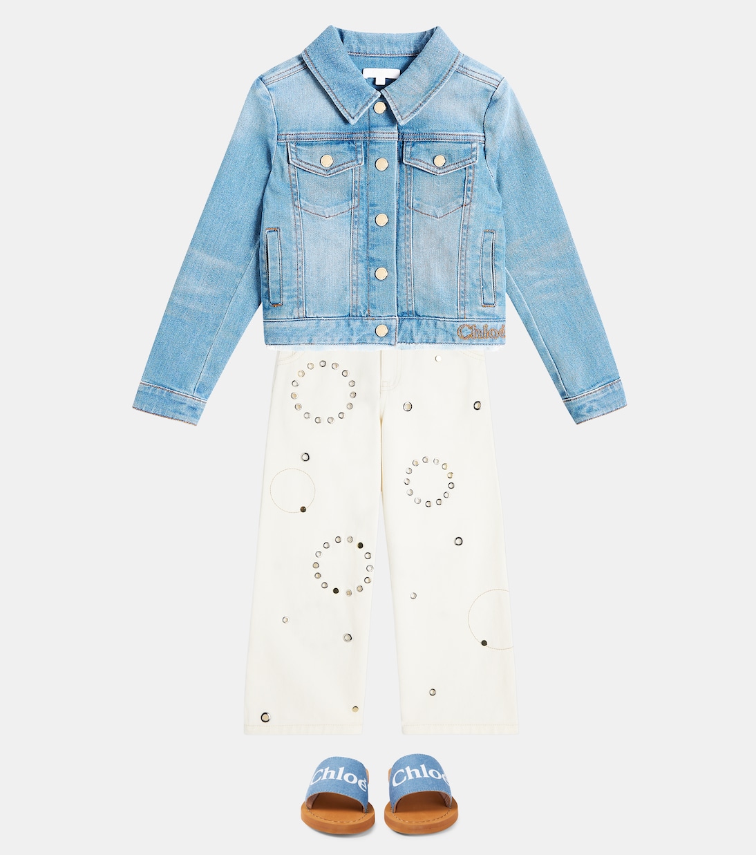 Jeansjacke | Chloé Kids