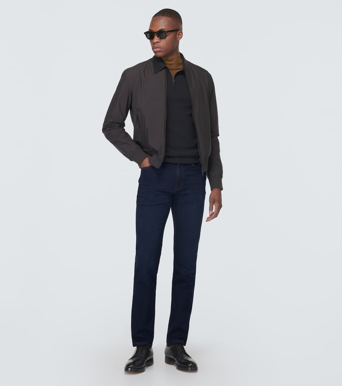 Roccia low-rise slim jeans  | Zegna