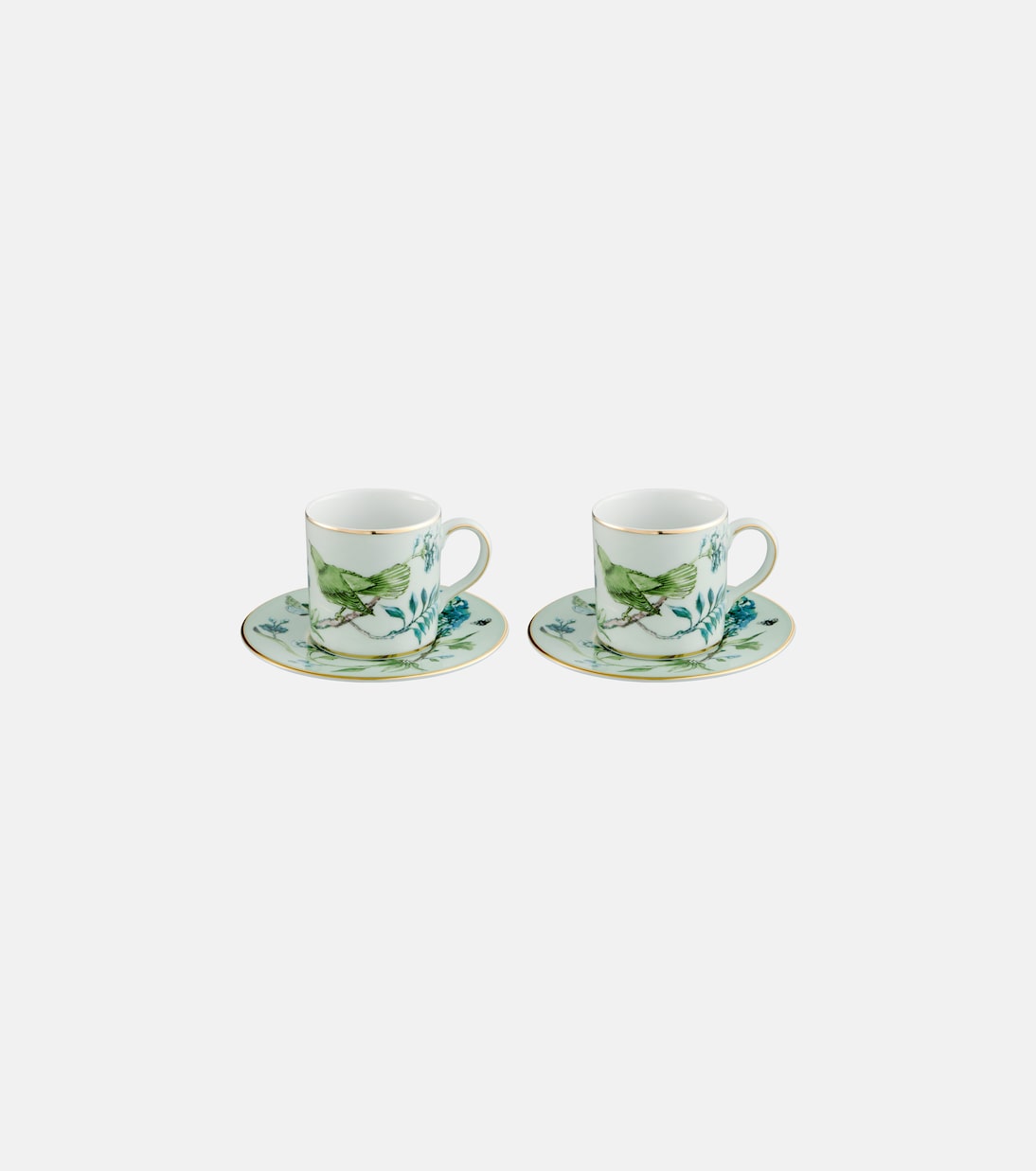 Secret Garden set of 2 espresso cups and saucers | Aquazzura Casa