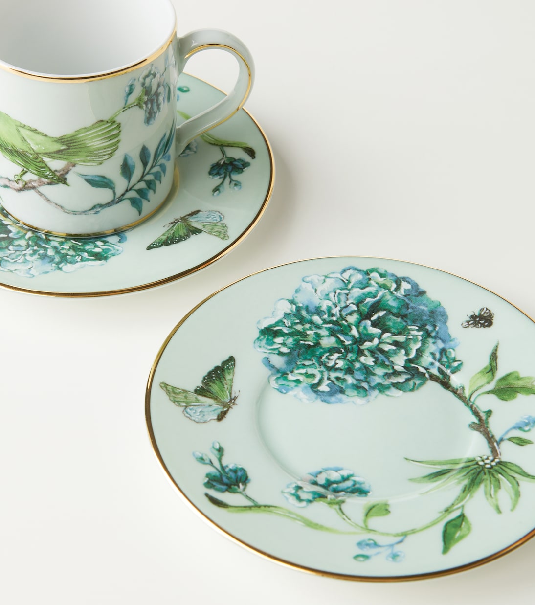Secret Garden set of 2 espresso cups and saucers | Aquazzura Casa