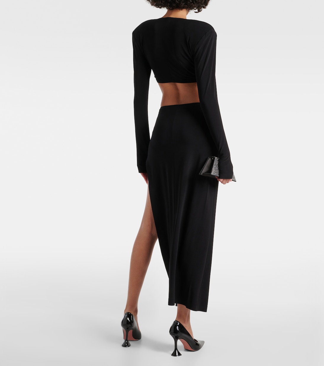 Cropped-Top aus Jersey | Norma Kamali