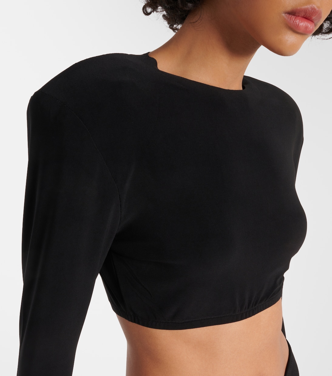 Cropped-Top aus Jersey | Norma Kamali