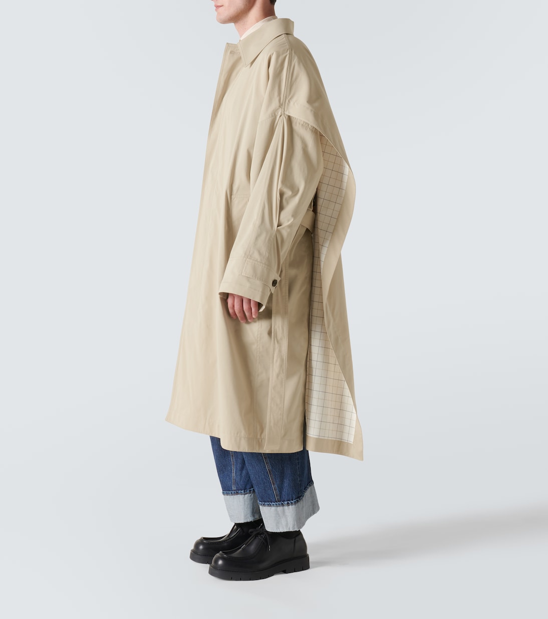 Gabardina de seda y algodón | Bottega Veneta