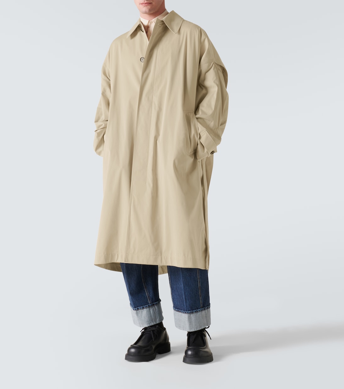 Gabardina de seda y algodón | Bottega Veneta