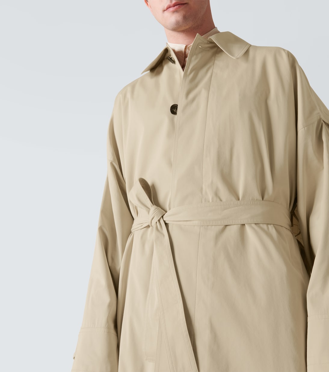 Gabardina de seda y algodón | Bottega Veneta