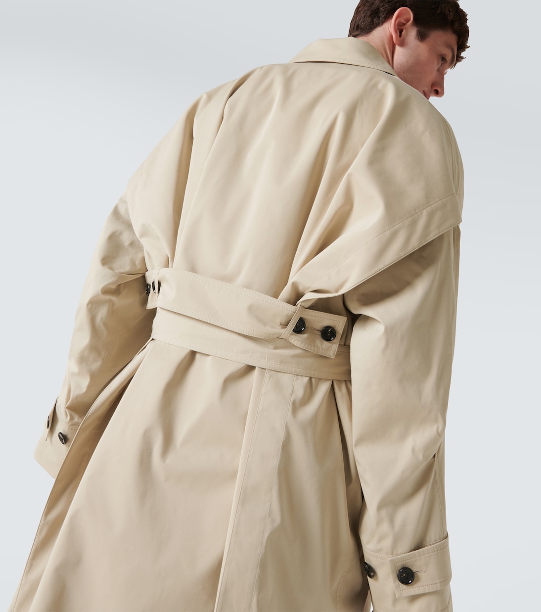 Gabardina de seda y algodón | Bottega Veneta