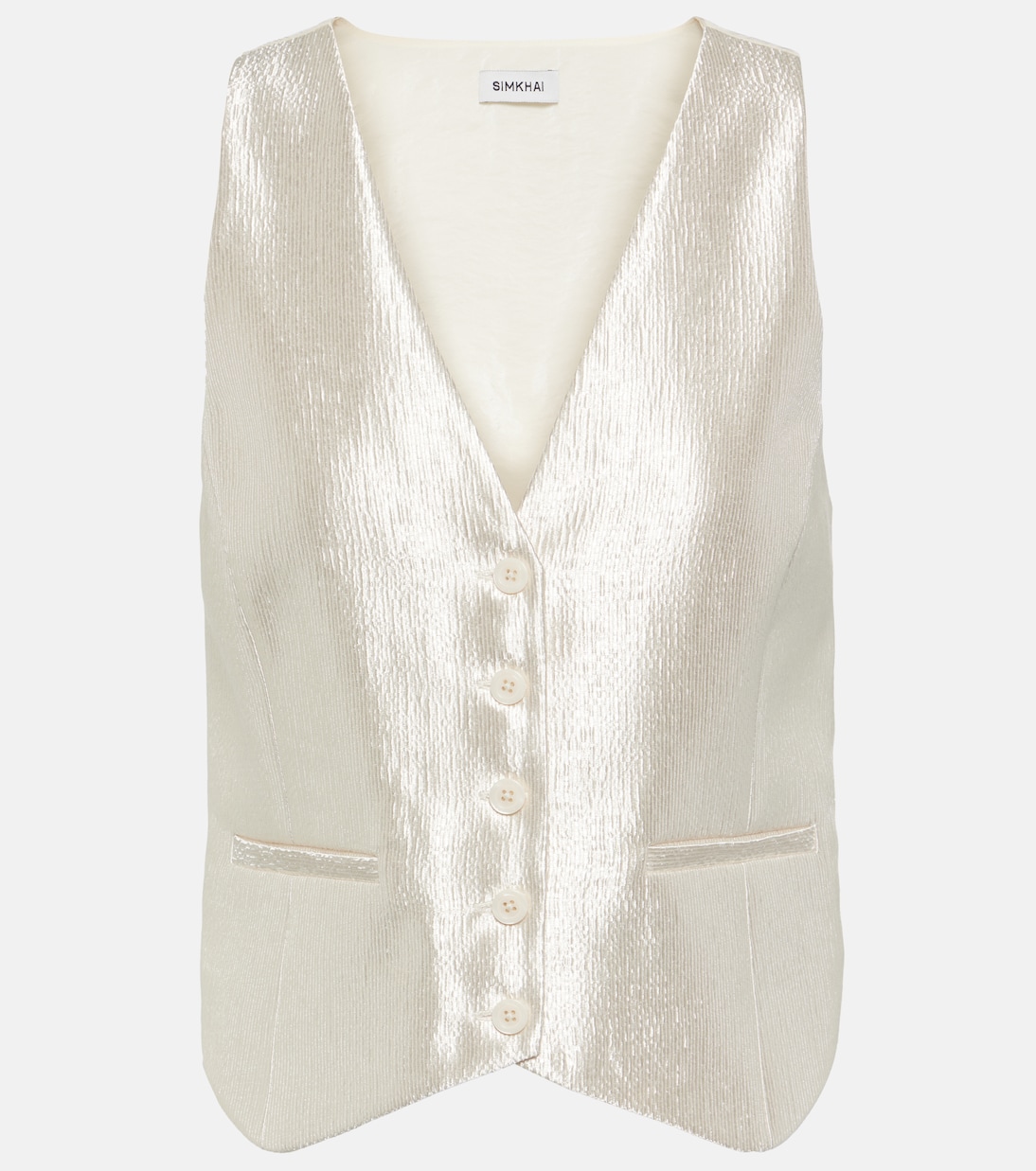 Deb satin vest | Simkhai