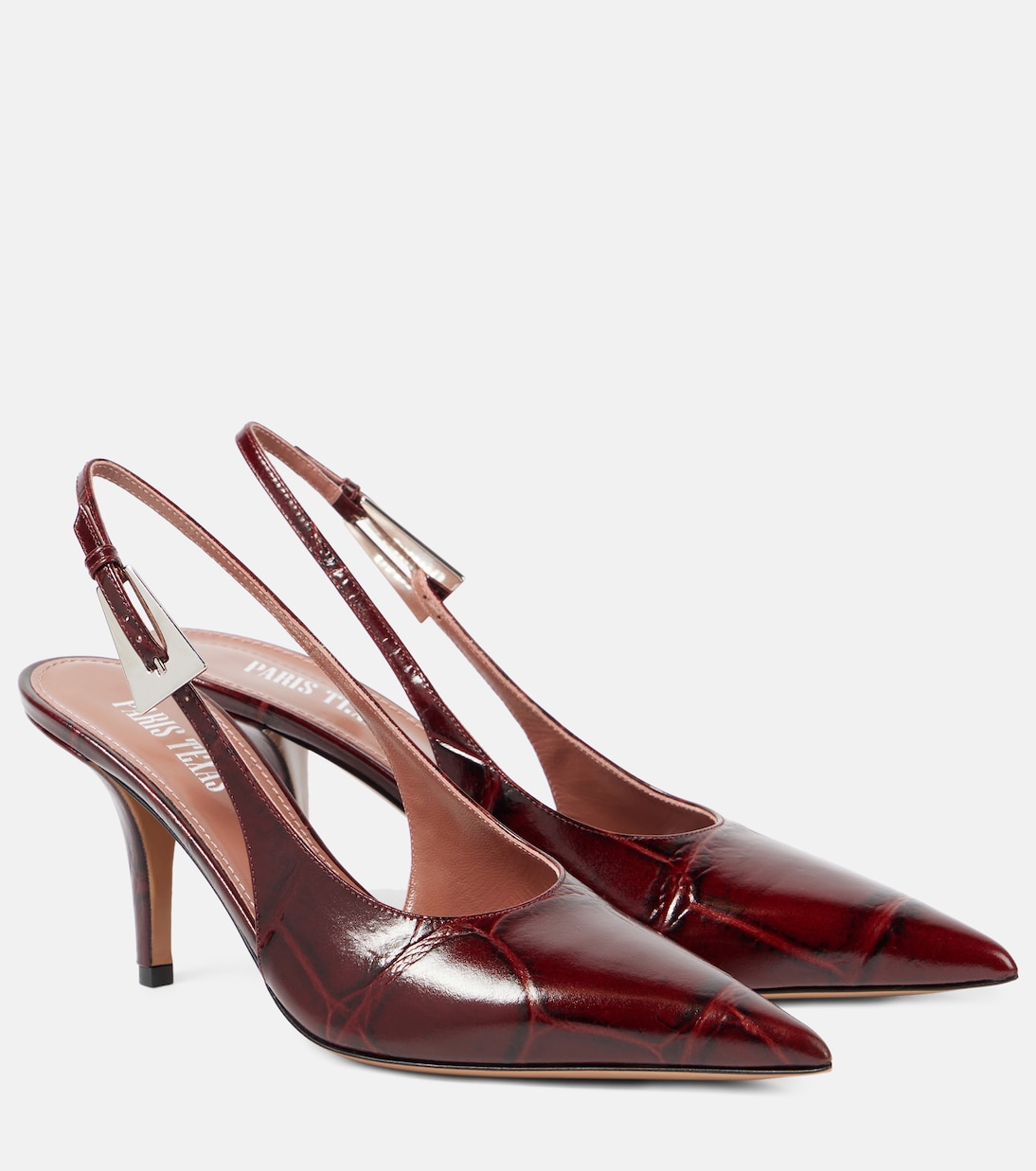Pumps slingback Jessica 75 in pelle | Paris Texas