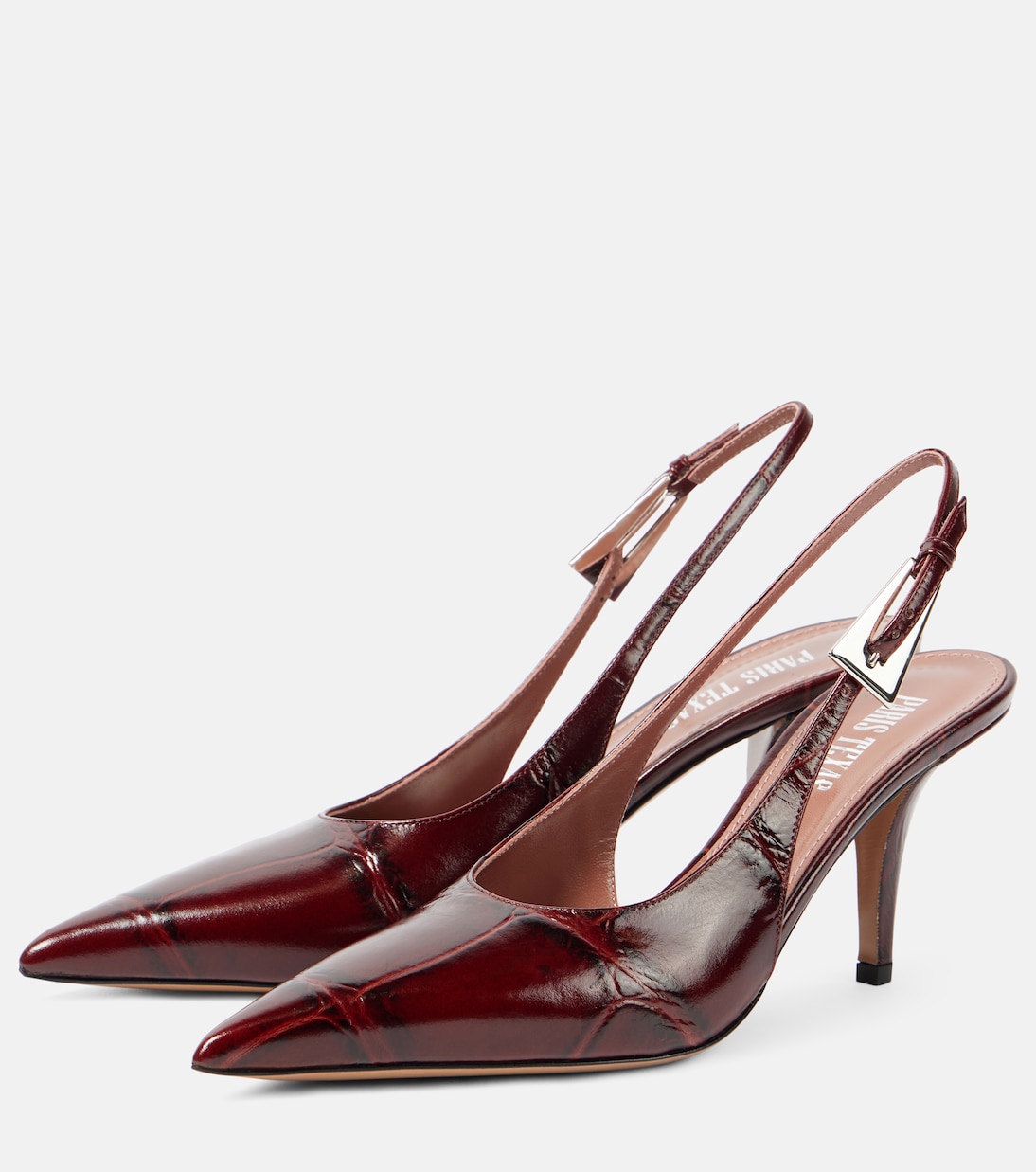 Pumps slingback Jessica 75 in pelle | Paris Texas