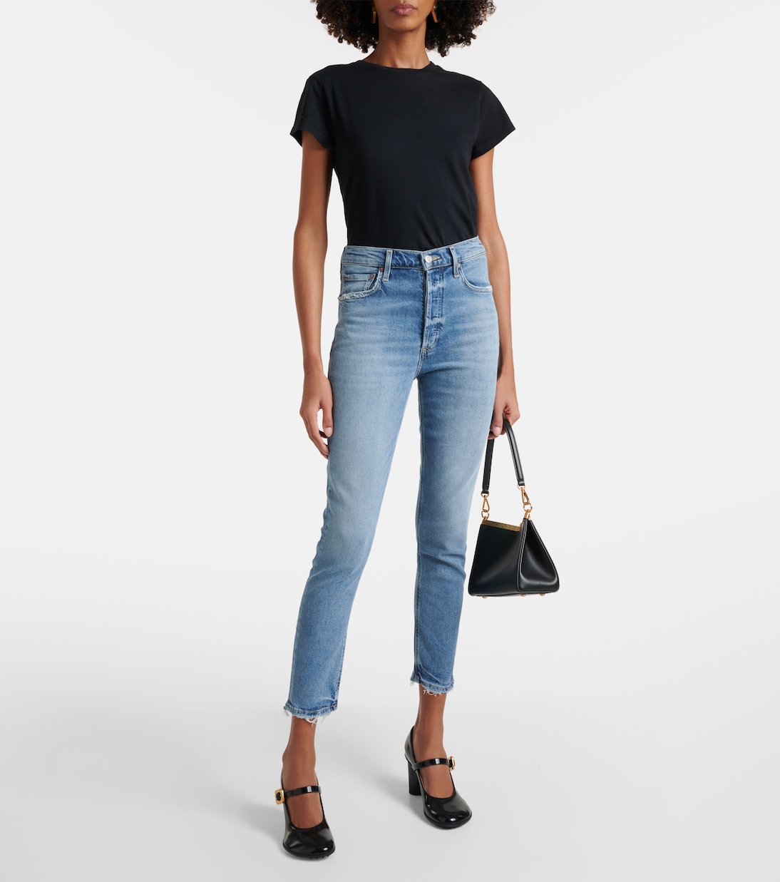 Jean skinny Nico à taille haute | Agolde