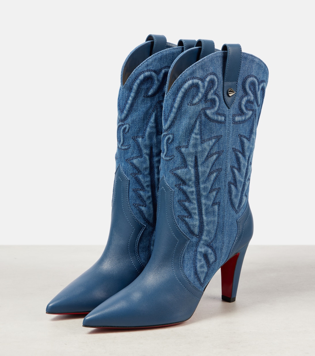 Botines Santiabooty 85 de denim | Christian Louboutin
