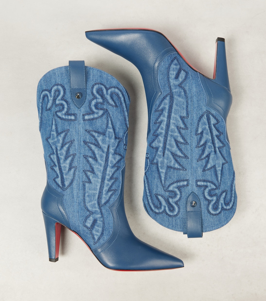 Botines Santiabooty 85 de denim | Christian Louboutin