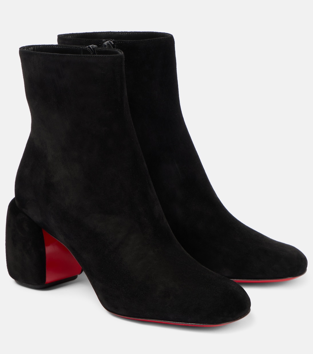 Bottines Minny Booty 70 en daim | Christian Louboutin