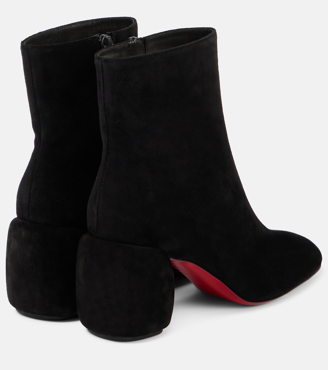 Bottines Minny Booty 70 en daim | Christian Louboutin