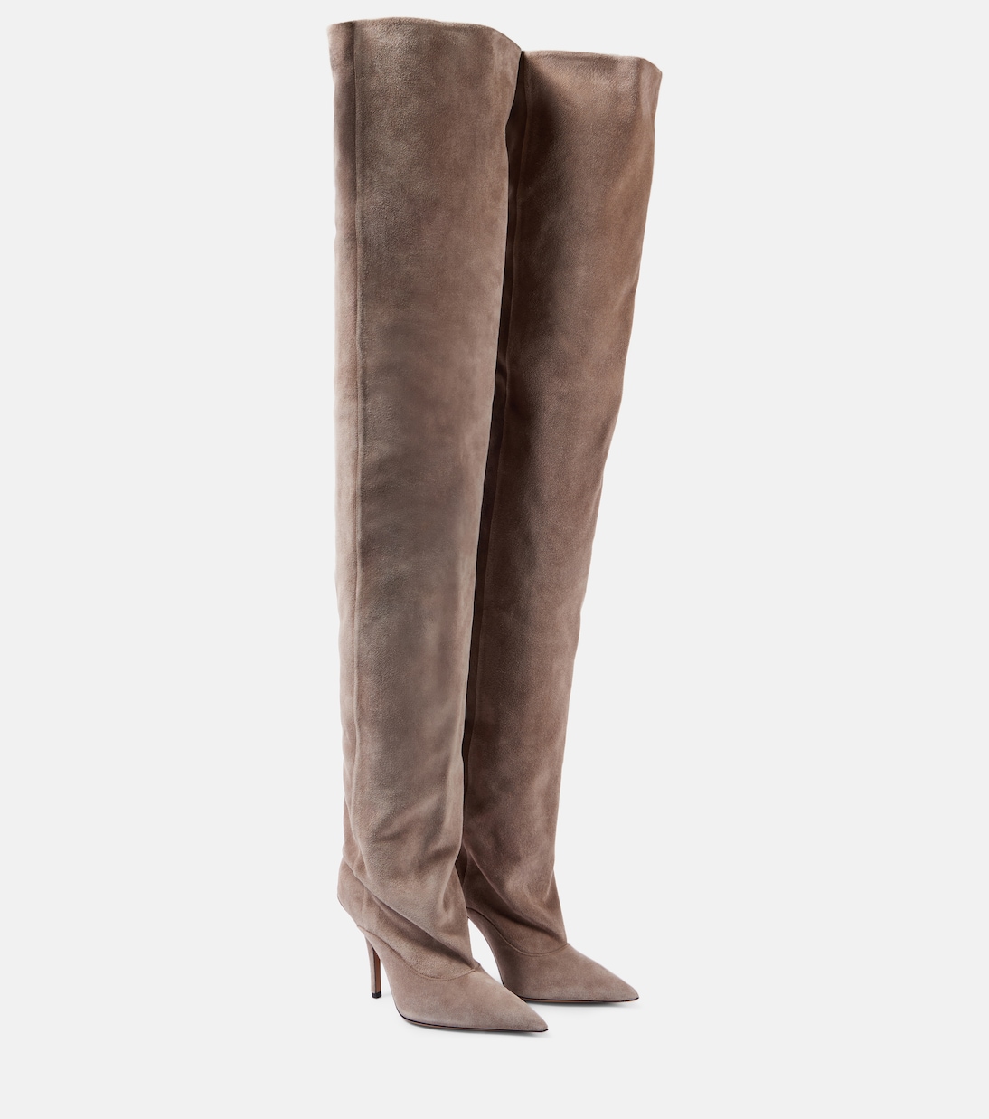 Ines suede over-the-knee boots | Paris Texas