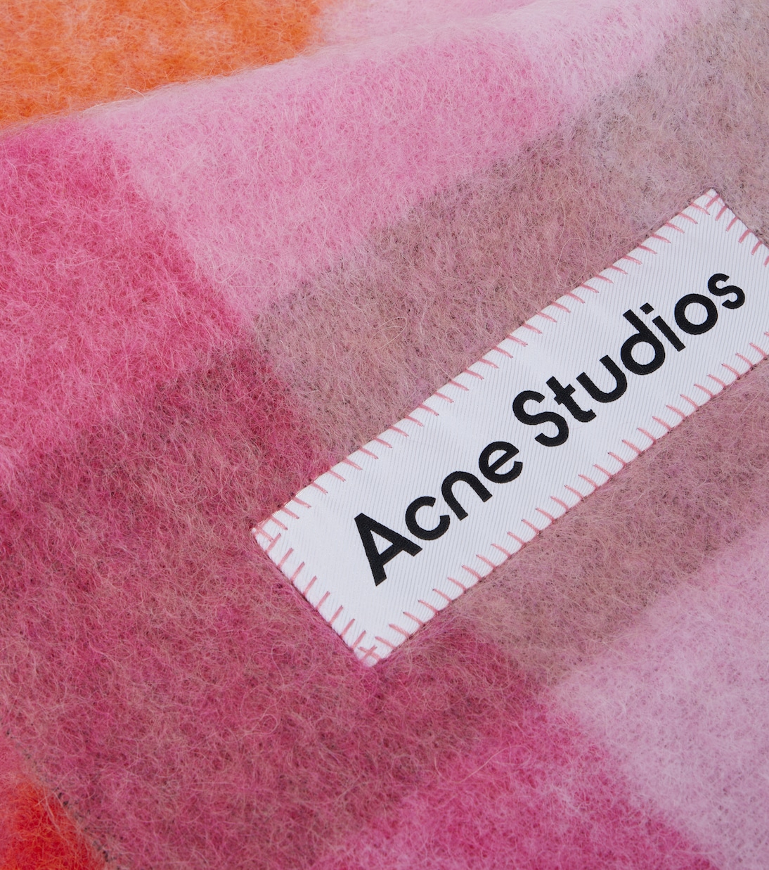 Sciarpa in misto lana con logo ACNE STUDIOS, stile giovane e trendy