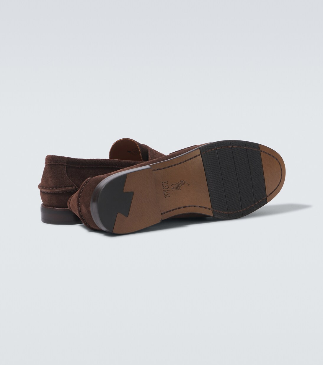 Alston suede Penny loafers in brown Polo Ralph Lauren Mytheresa