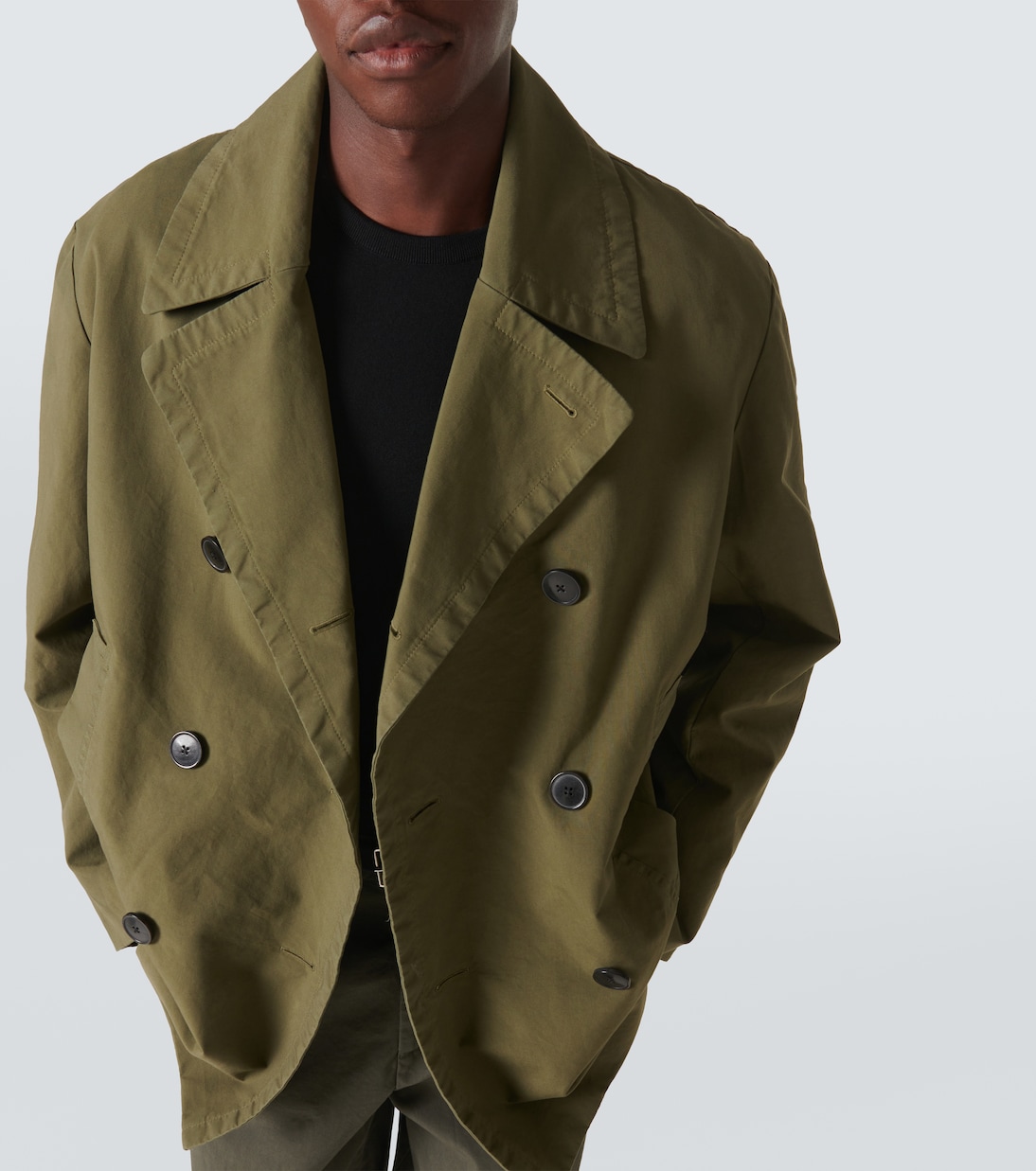 Giacca doppiopetto in cotone | Dries Van Noten
