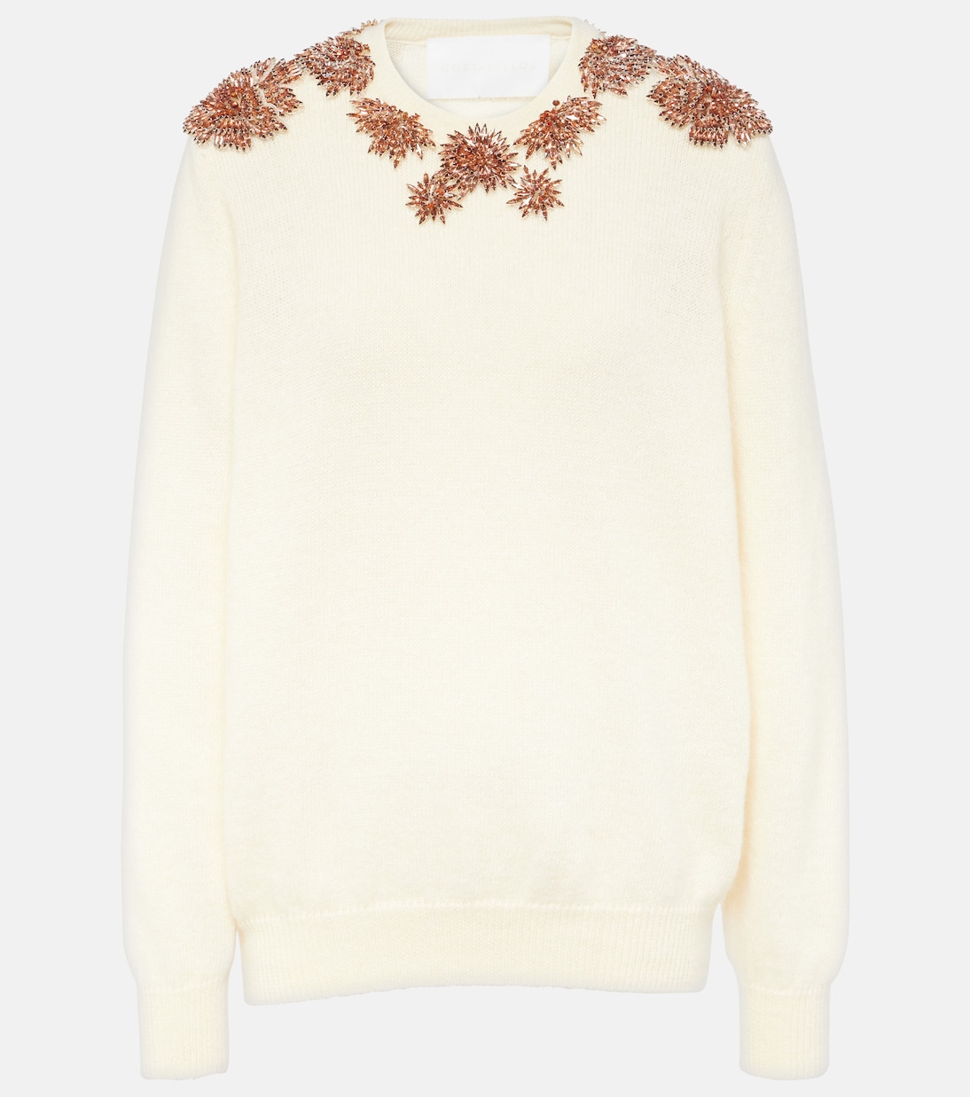 Crystal-embellished sweater | Costarellos