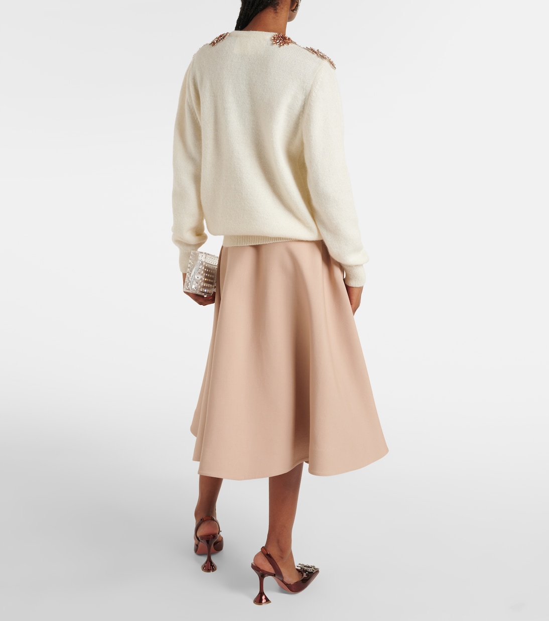 Crystal-embellished sweater | Costarellos