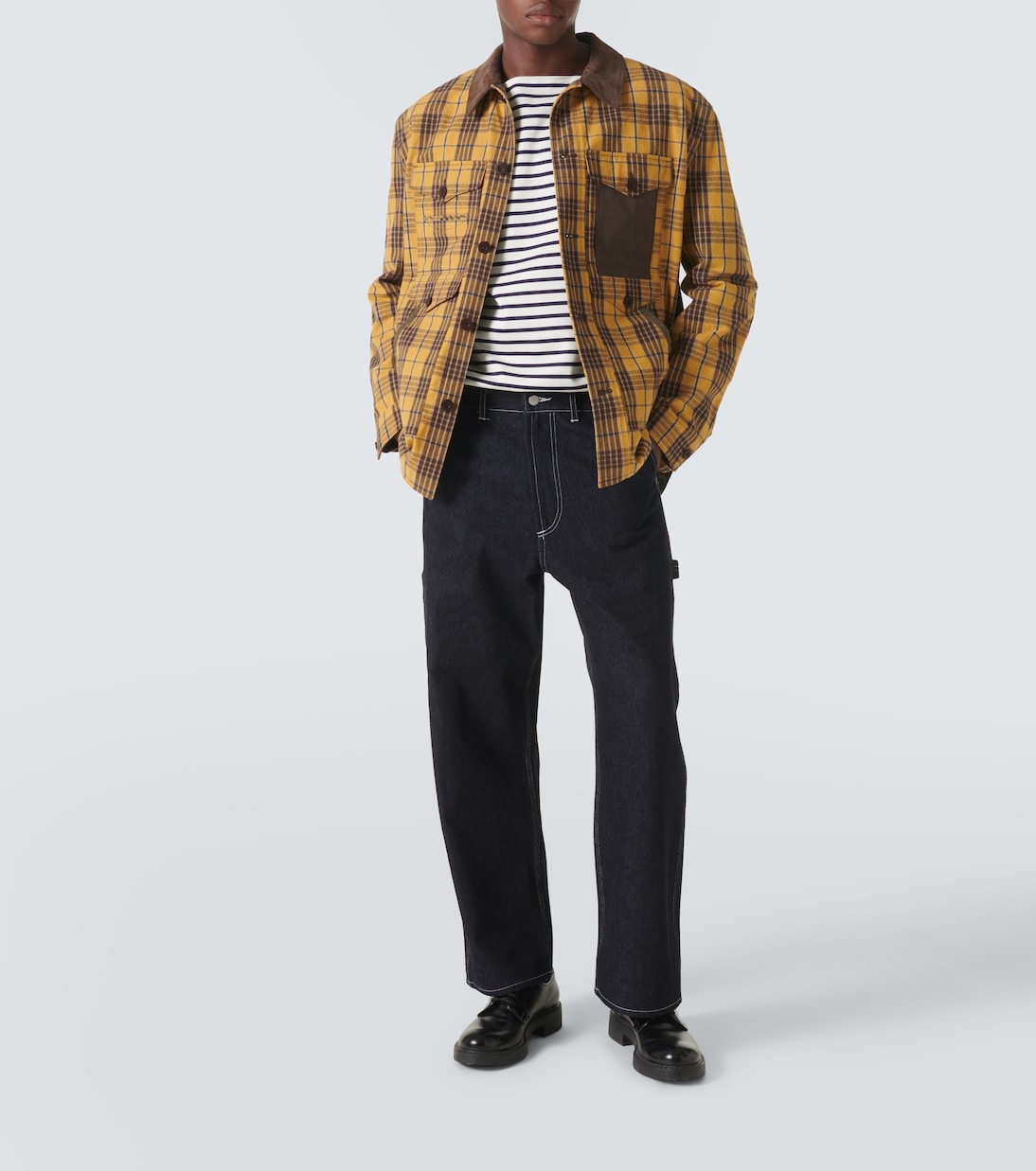 Checked cotton flannel jacket | Junya Watanabe