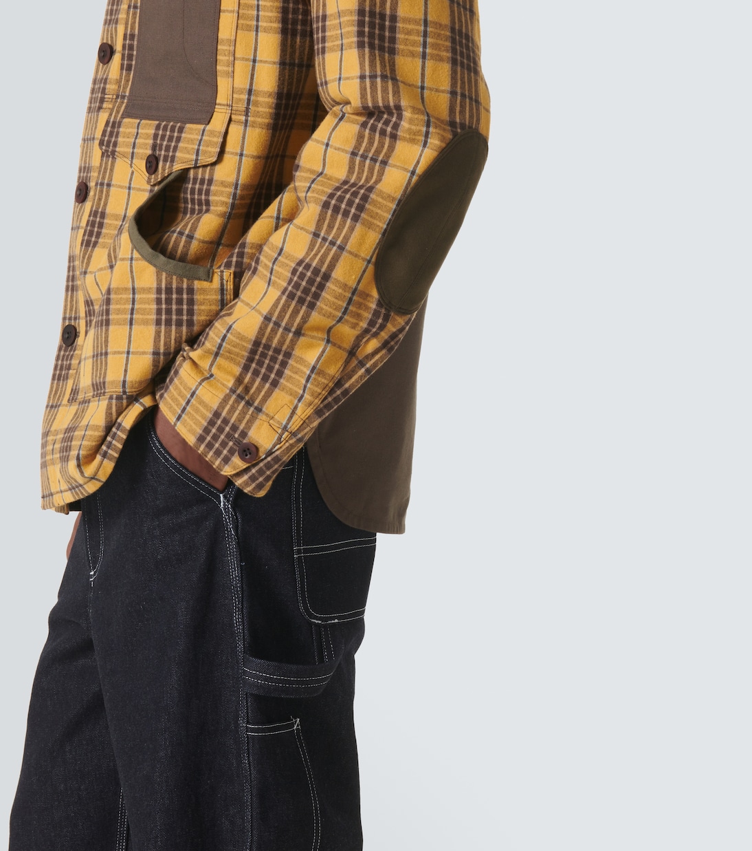 Checked cotton flannel jacket | Junya Watanabe