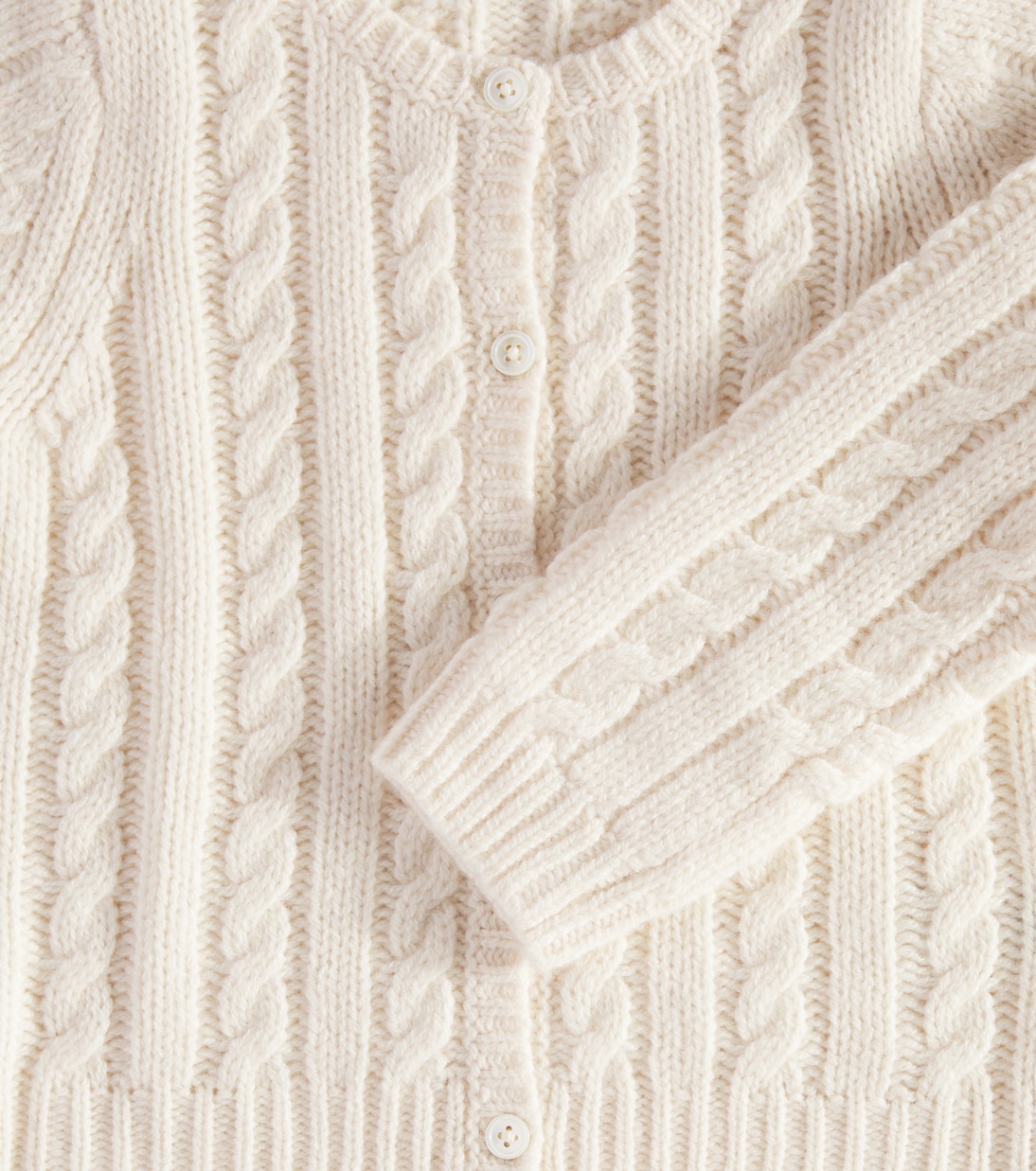 Cardigan Dallulah in lana a trecce | Bonpoint