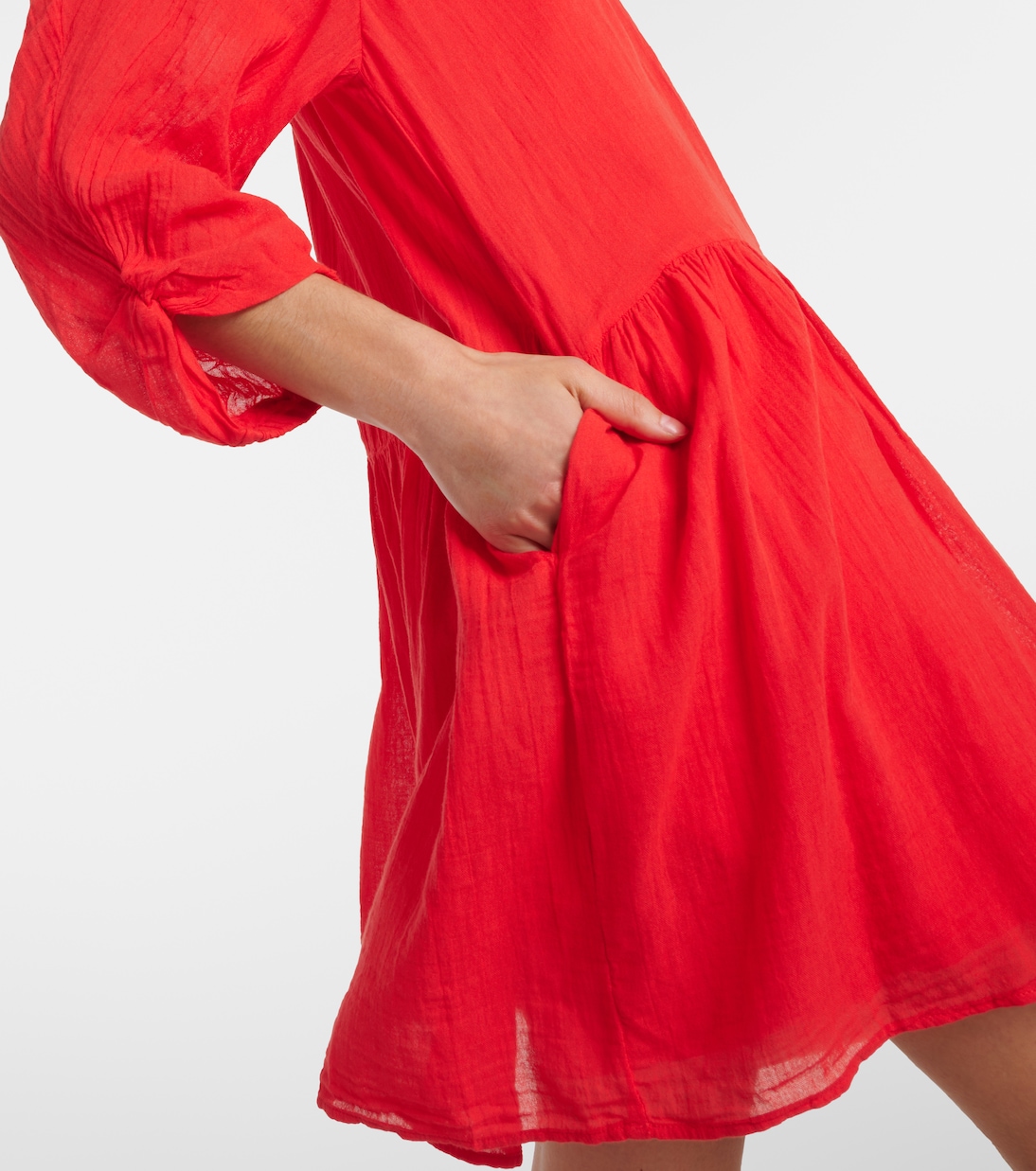 Vestido corto Sloan de algodón | Velvet