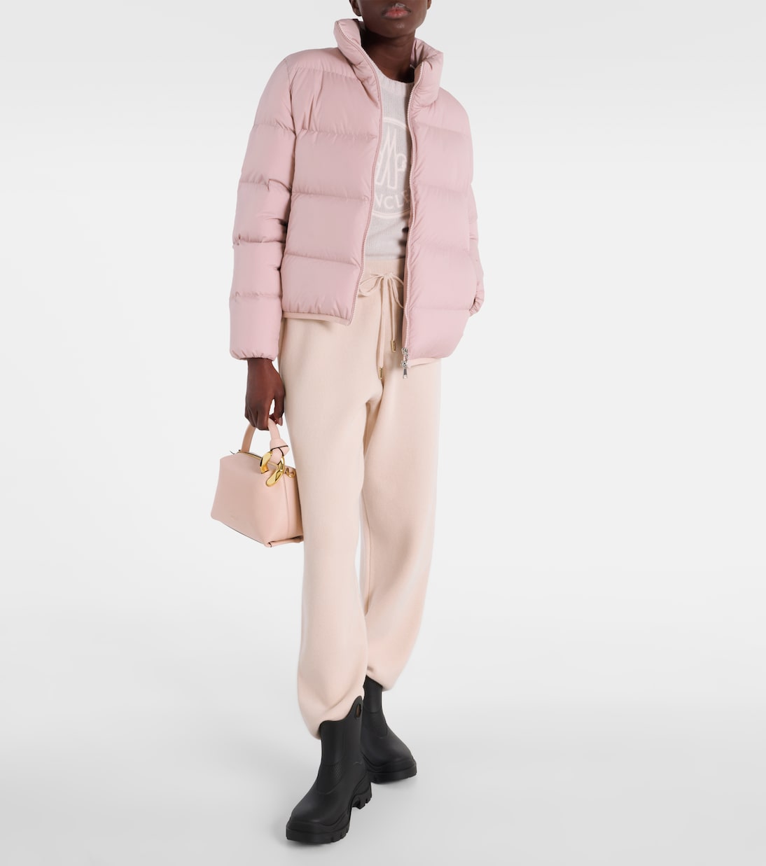 Chaqueta Abrigada Moncler Abbadia para Jóvenes Modernos