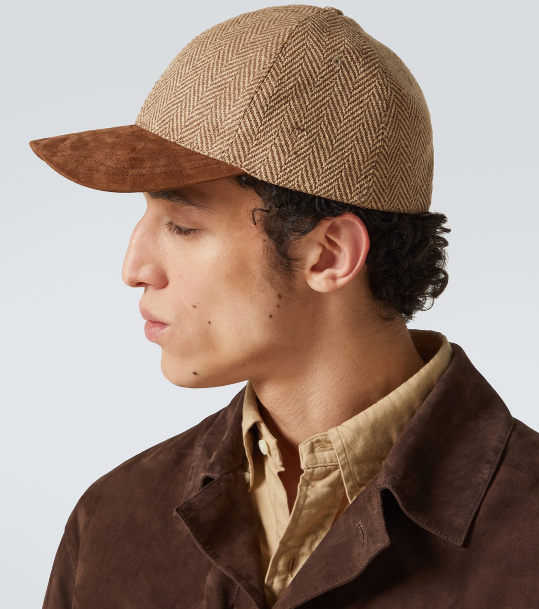 Herringbone wool baseball cap | Ralph Lauren Purple Label