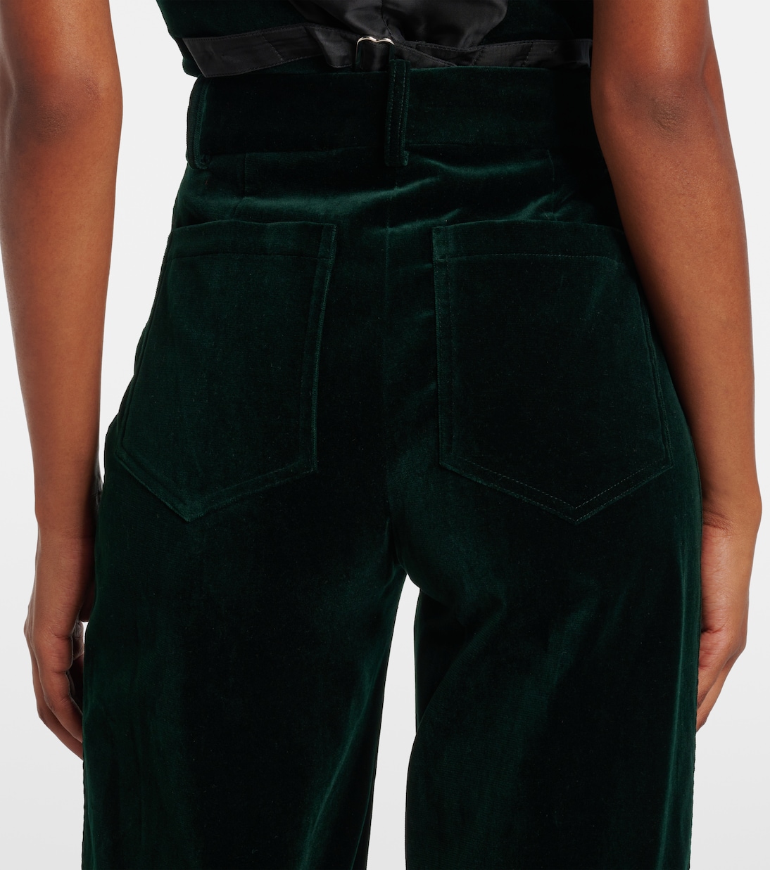 Pantaloni flared Alina in velluto | Victoria Beckham