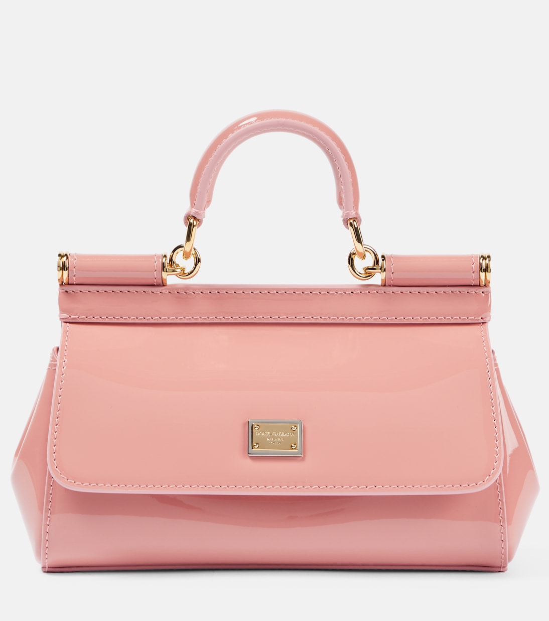 Sicily Small patent leather tote bag | Dolce&Gabbana