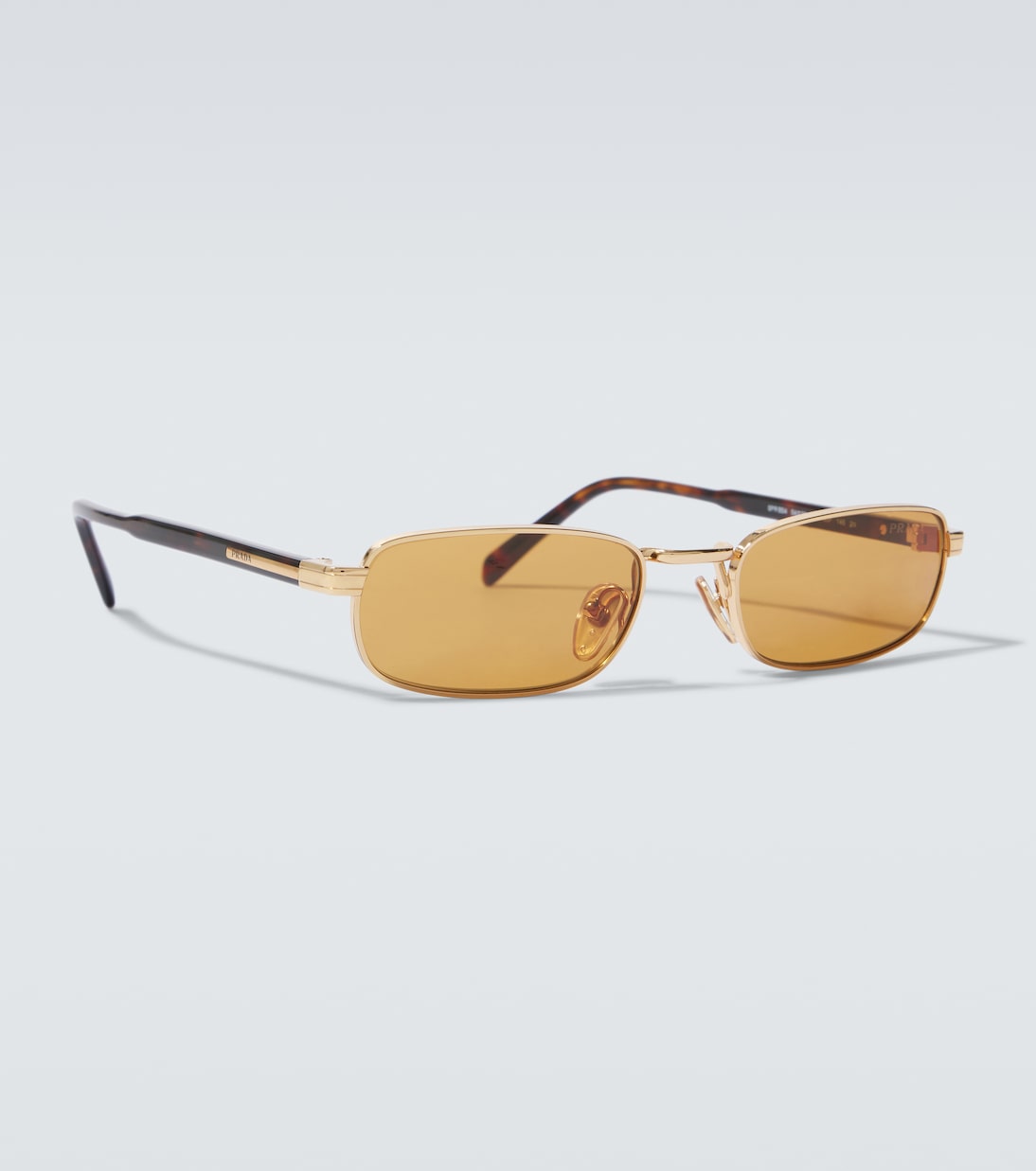 Gafas de sol rectangulares con logo | Prada