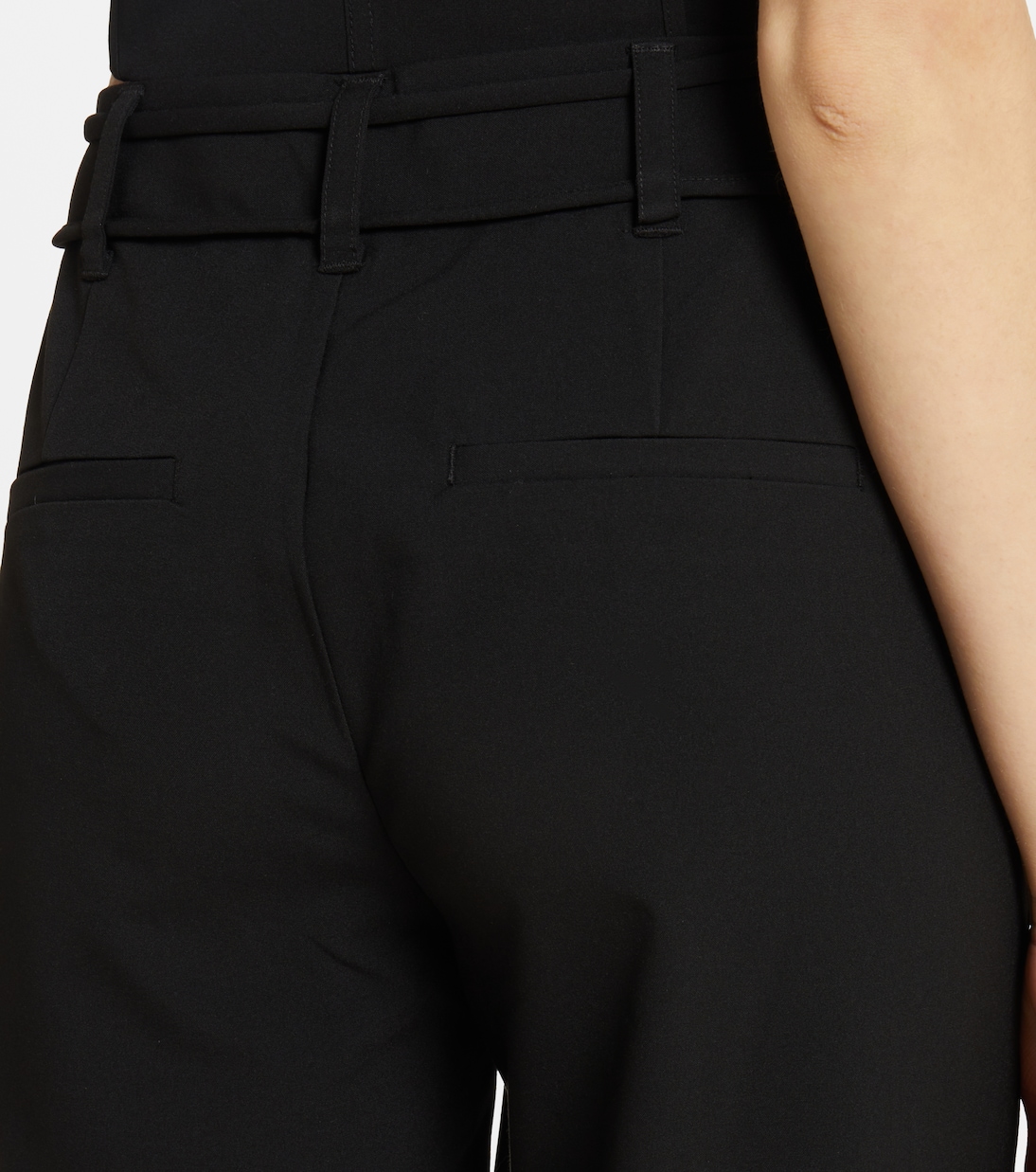 Pantalones flared de tiro alto con apliques | Rotate