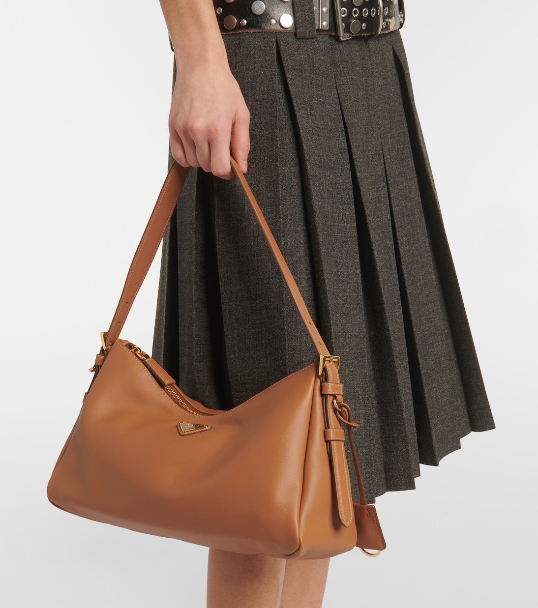 Borsa a spalla Aimée Medium in pelle | Prada