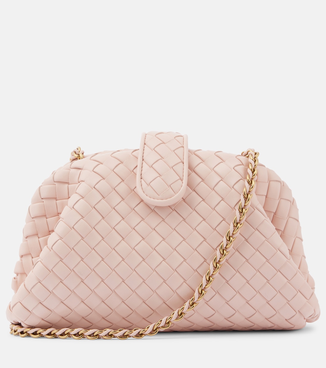 Lauren 1980 Intrecciato Small leather clutch | Bottega Veneta