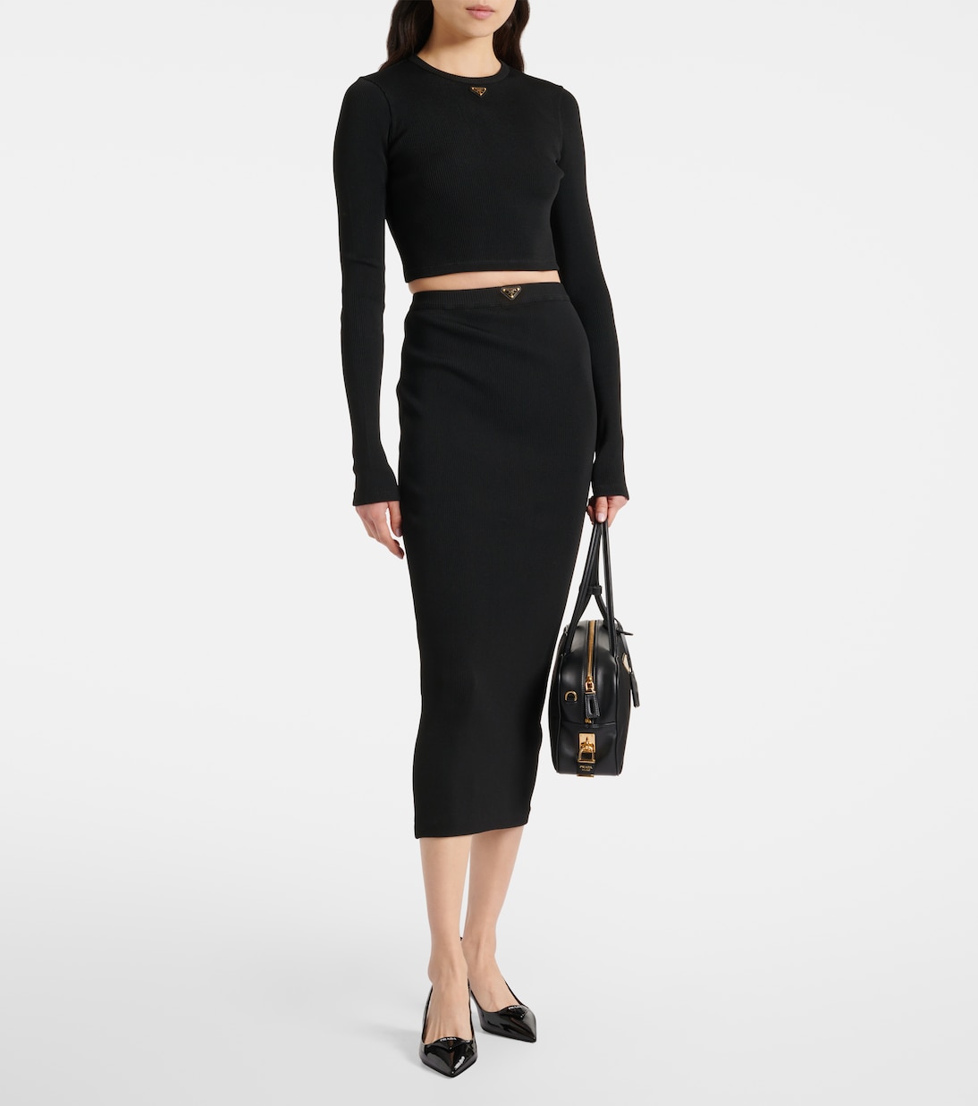 Escarpins slingback en cuir | Prada