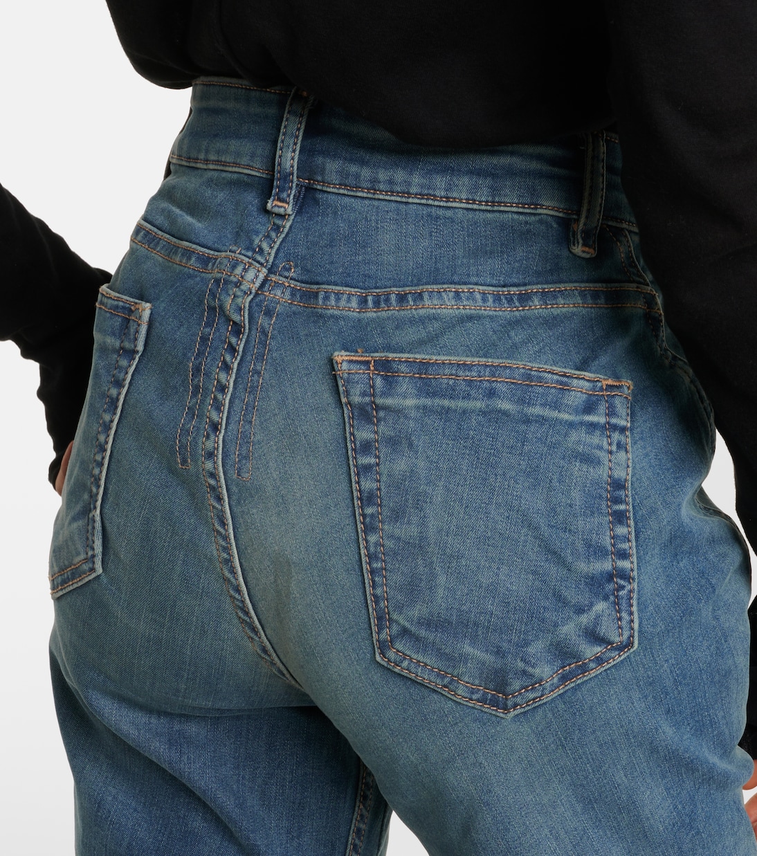 High-rise flared jeans | Rick Owens