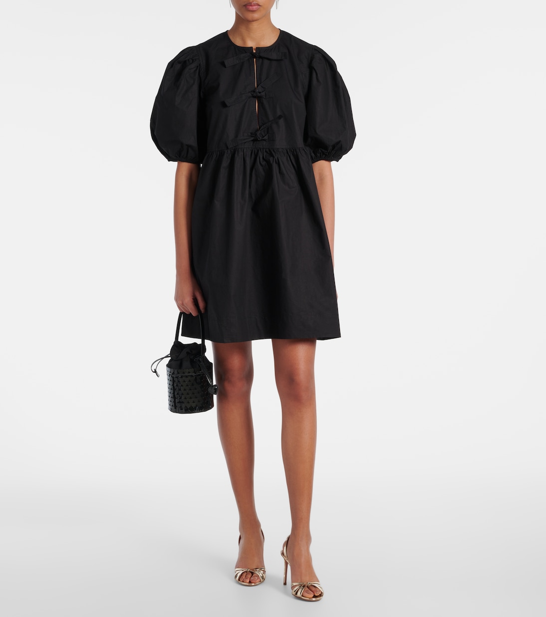 Bucket-Bag Amorouse mit Leder | Aquazzura