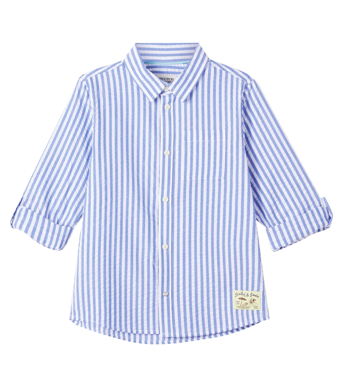 Chemise rayée en coton | Scotch & Soda Kids