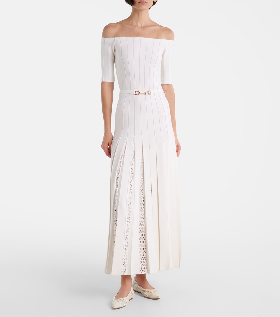 Ribbed-knit wool and silk maxi dress | Gabriela Hearst