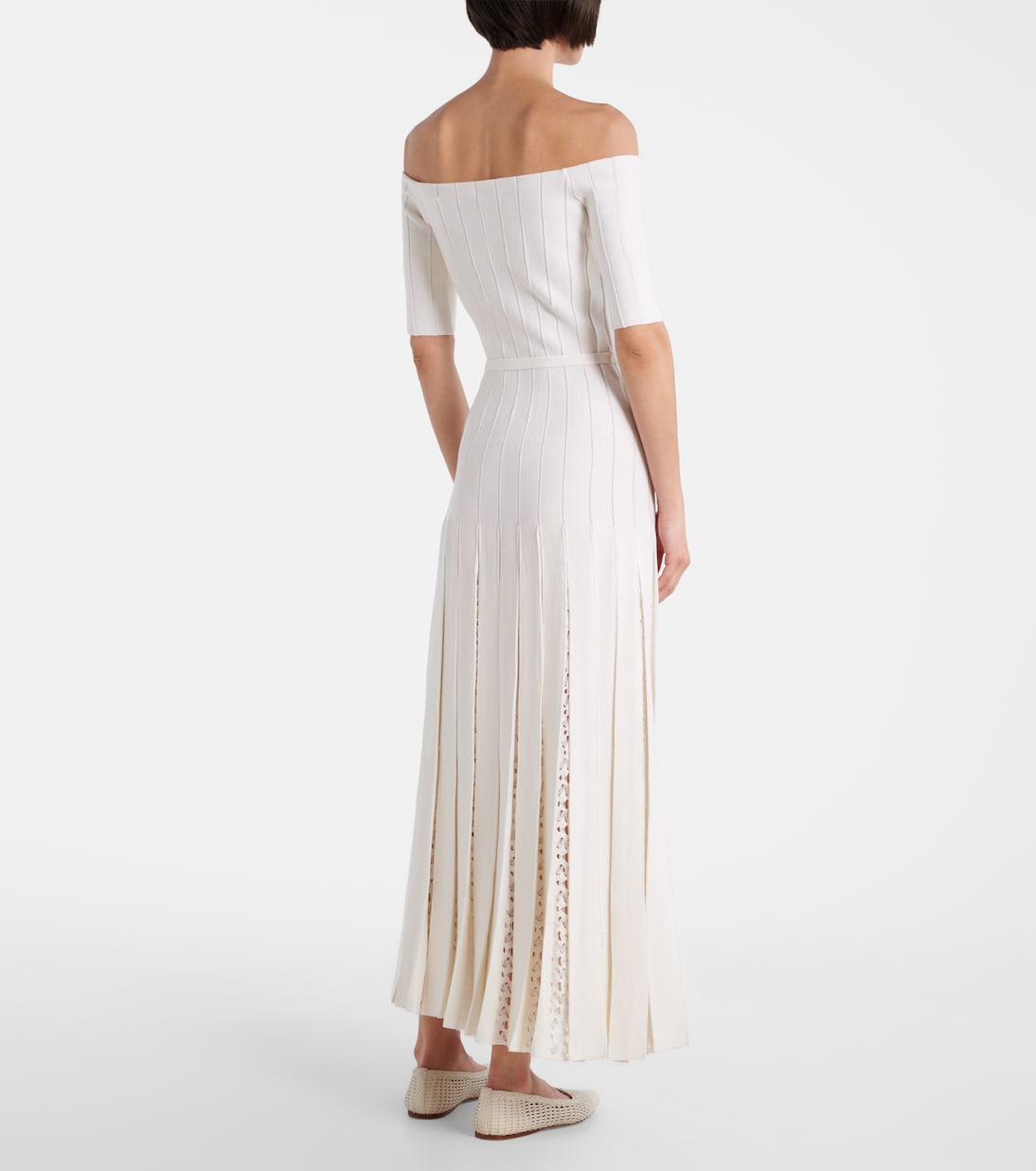 Ribbed-knit wool and silk maxi dress | Gabriela Hearst