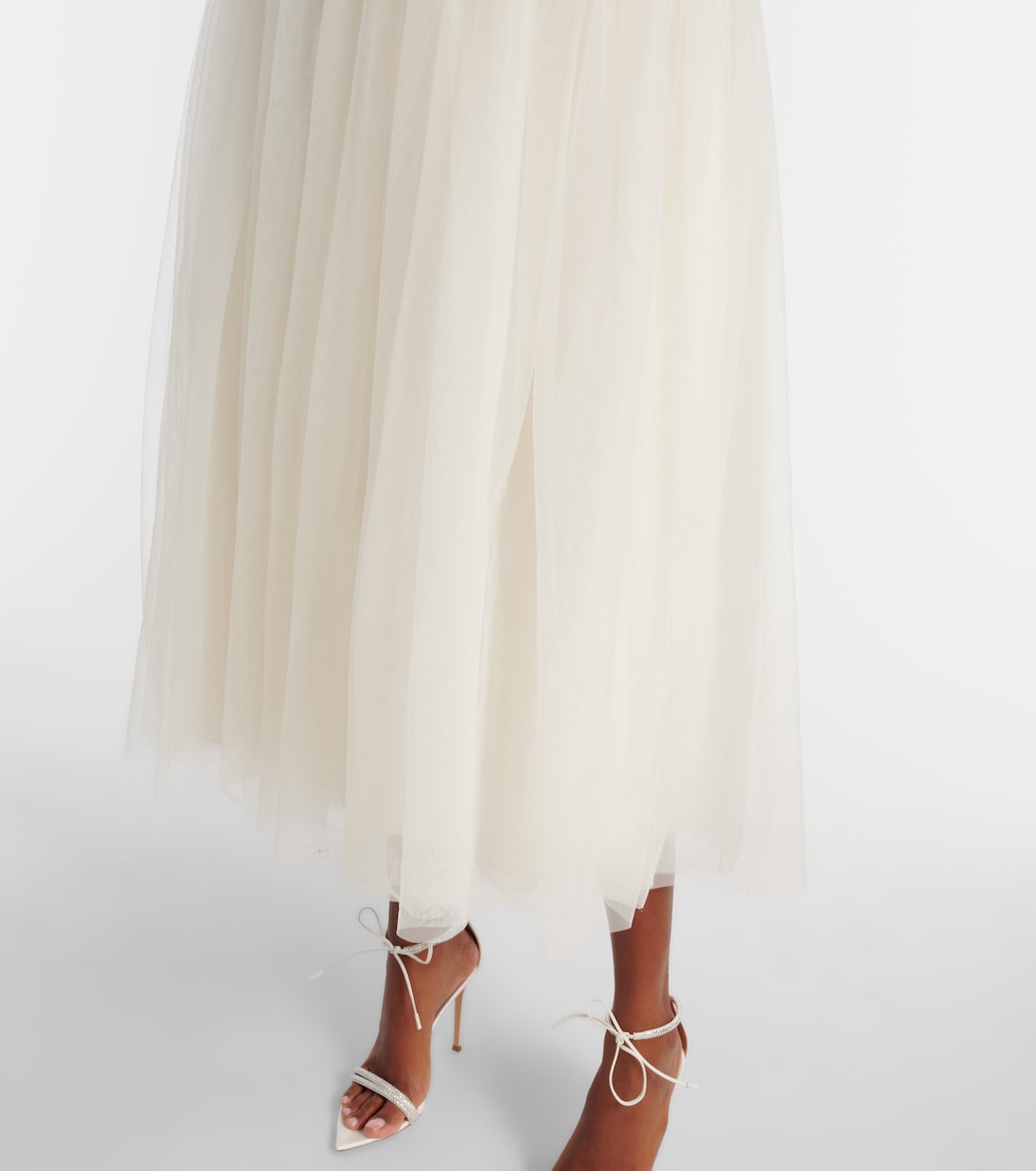 Bridal - Abito midi con paillettes | Self-Portrait