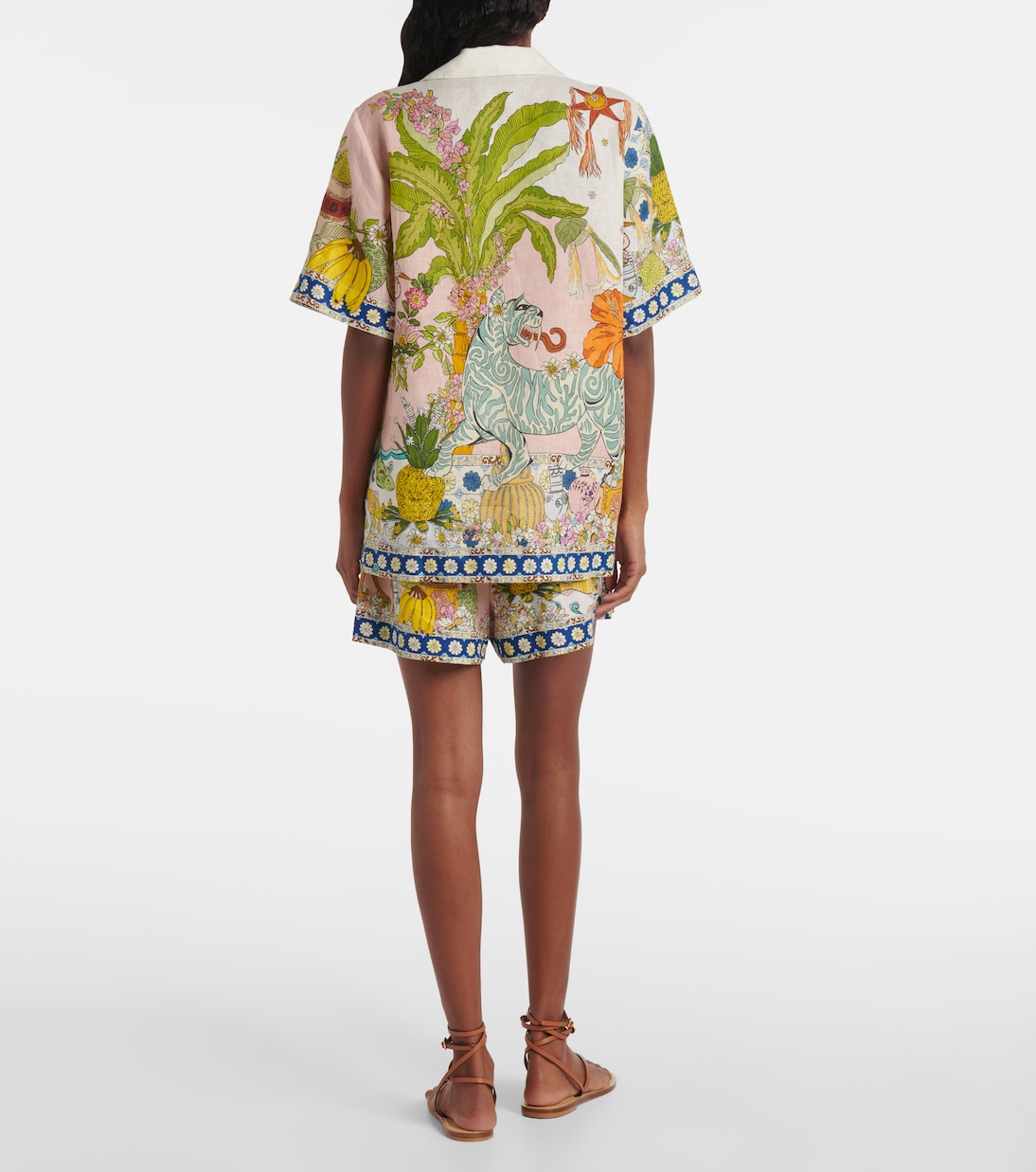 Chemise Hazel imprimée en lin | Alémais