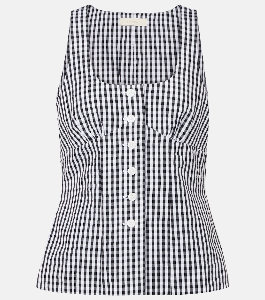 Top en coton à carreaux | Faithfull
