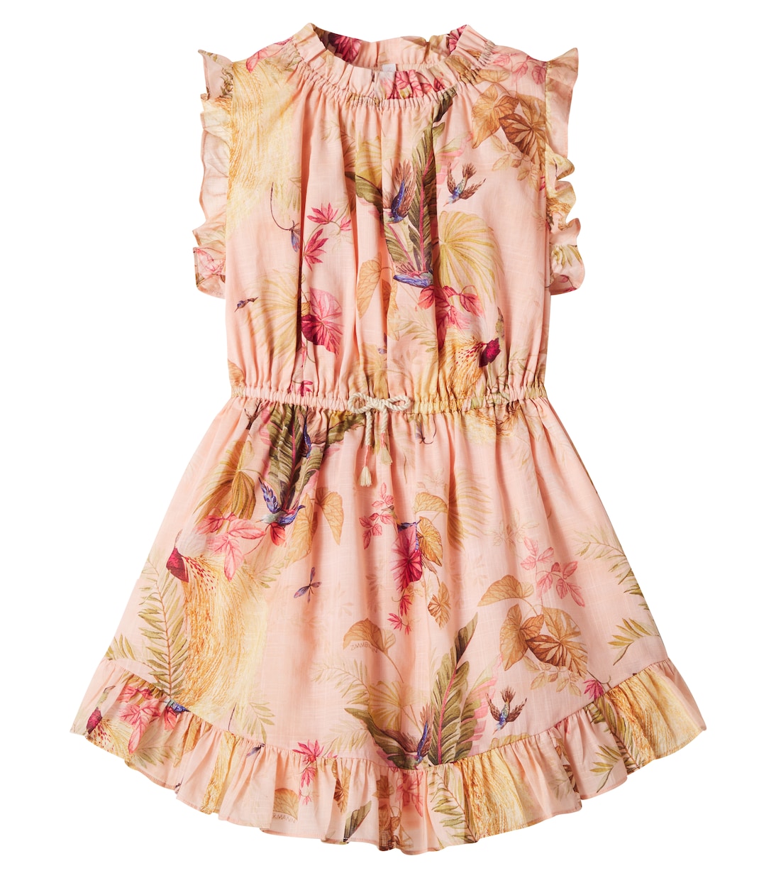 Abito Rhiannon in cotone con volant | Zimmermann Kids
