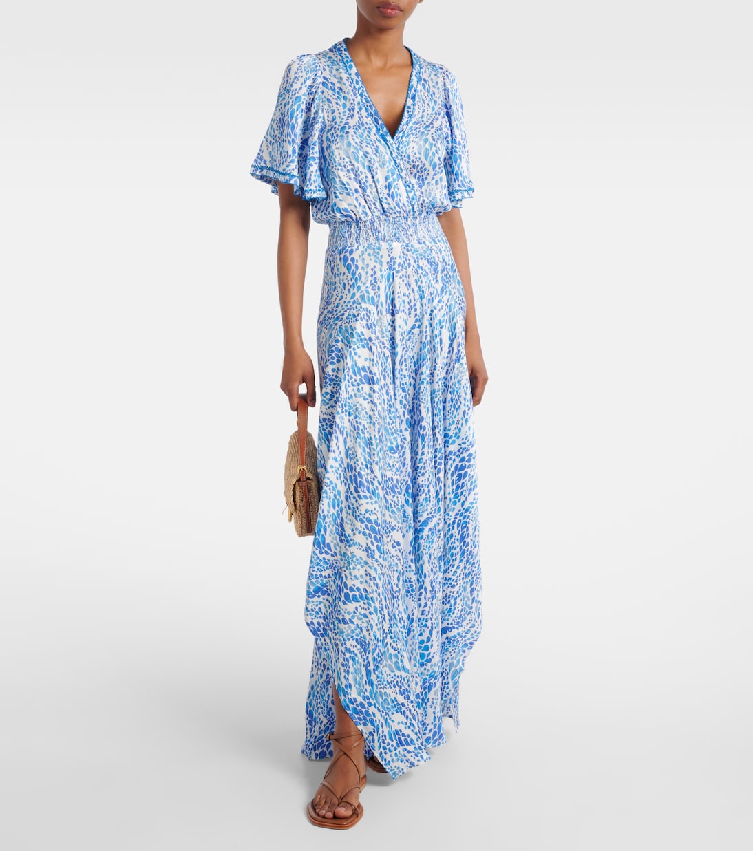 Bedrucktes Maxikleid Mabelle | Poupette St Barth