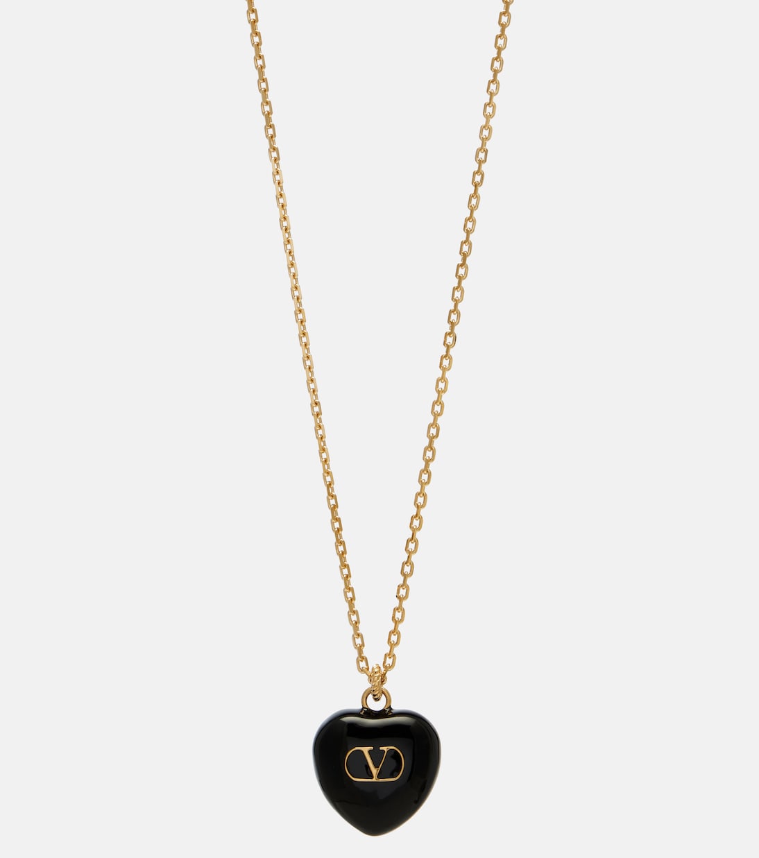 Collar con colgante Cœur Royal VLogo con esmalte | Valentino