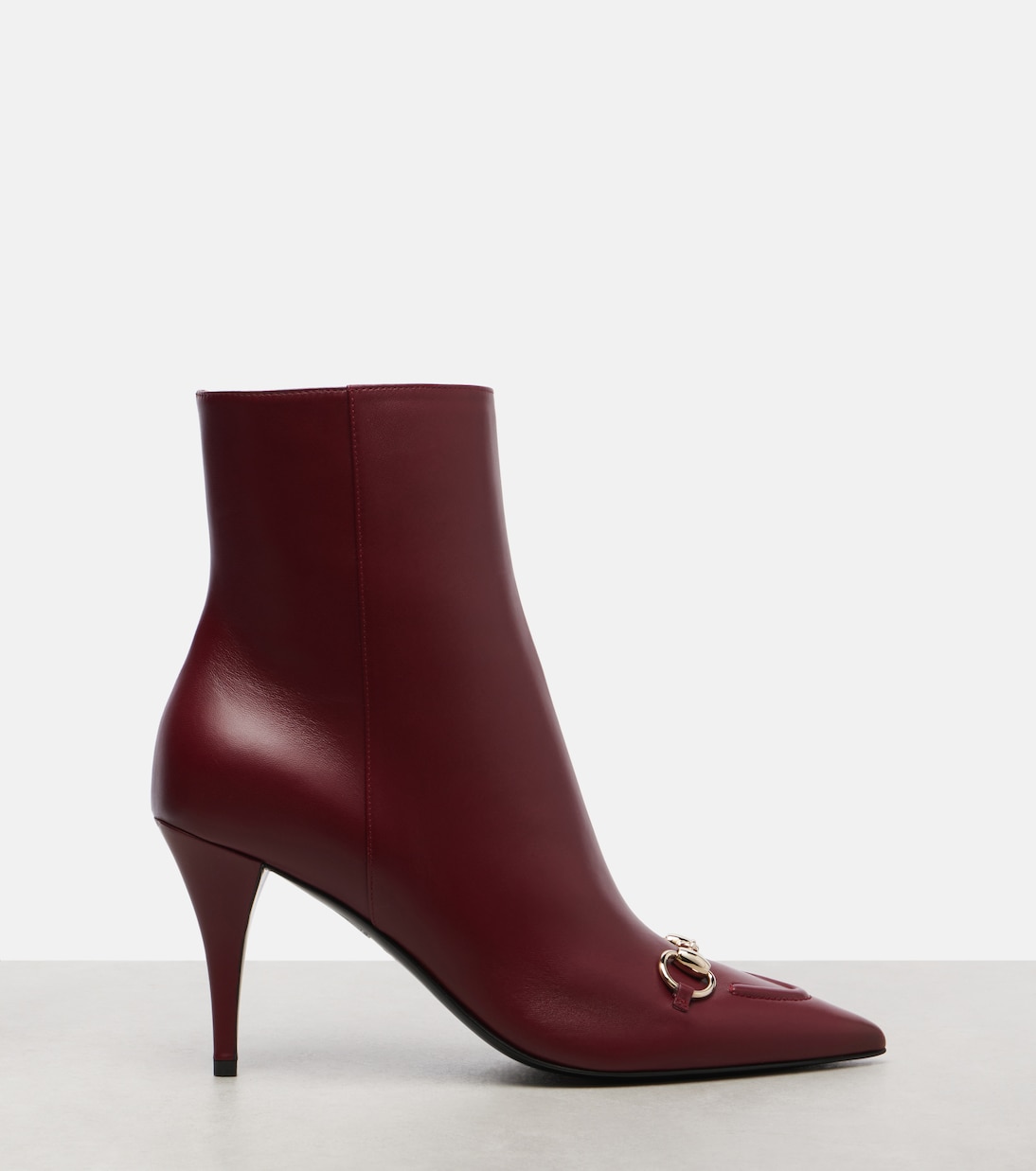 Horsebit 95 leather ankle boots | Gucci